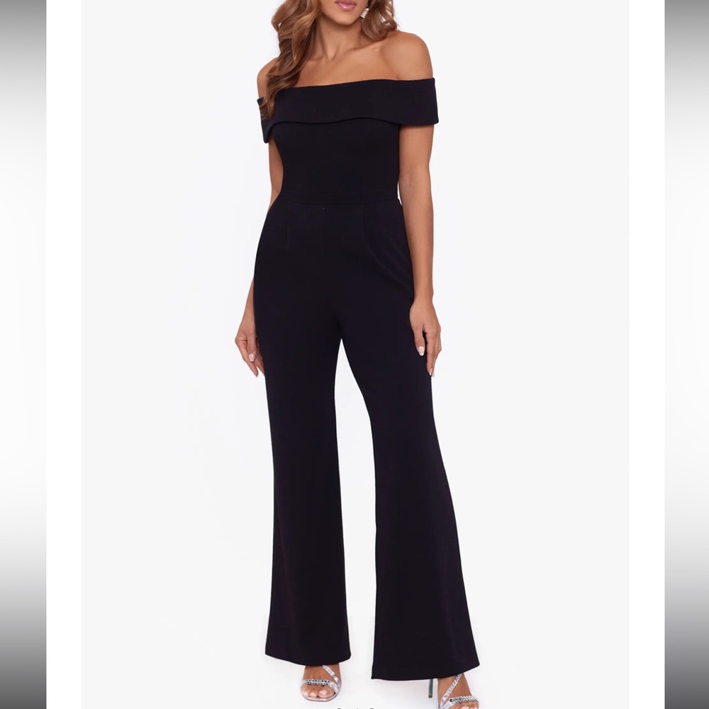 Off the Shoulder Wide Leg Jumpsuit